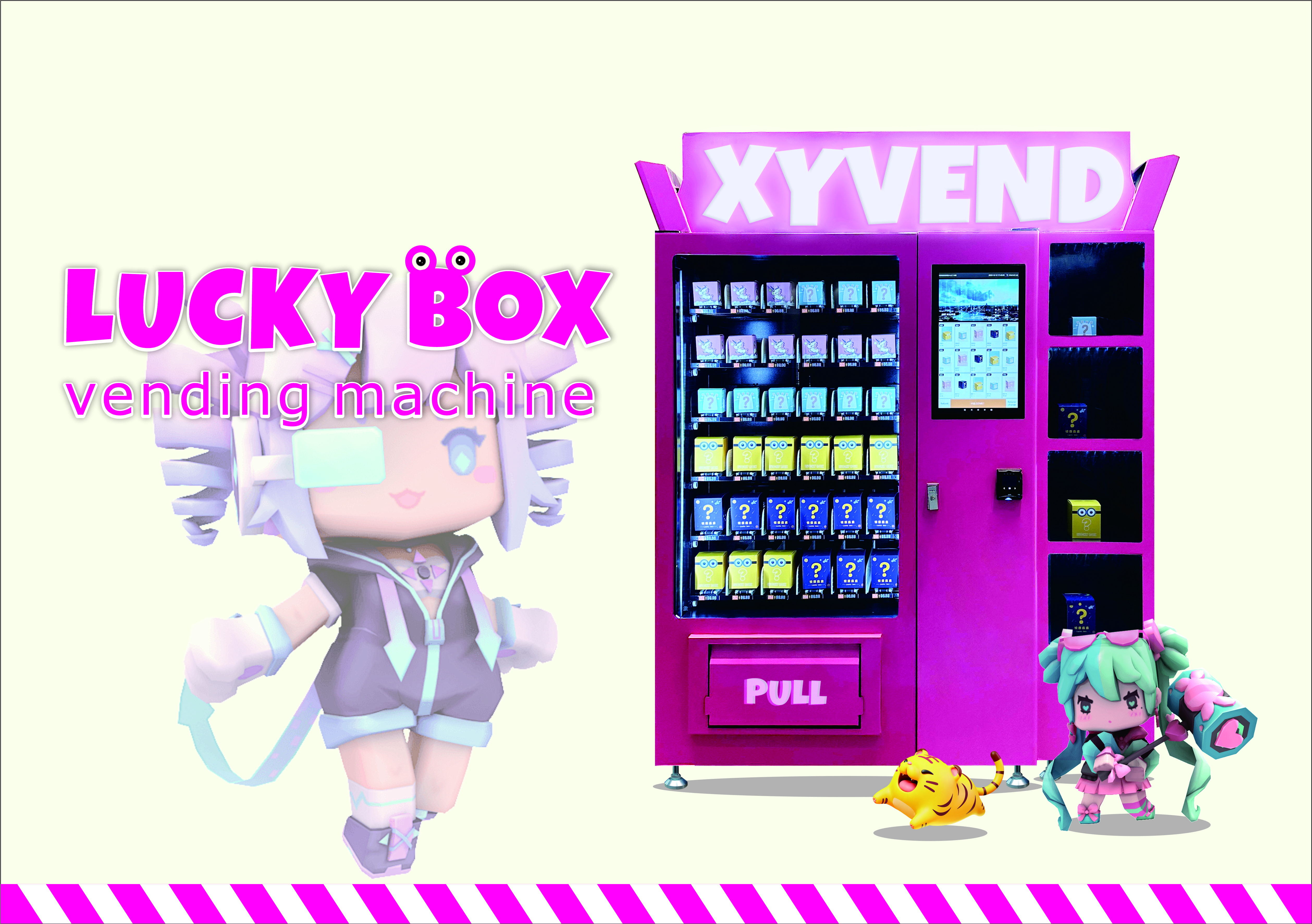 Lucky box vending machine