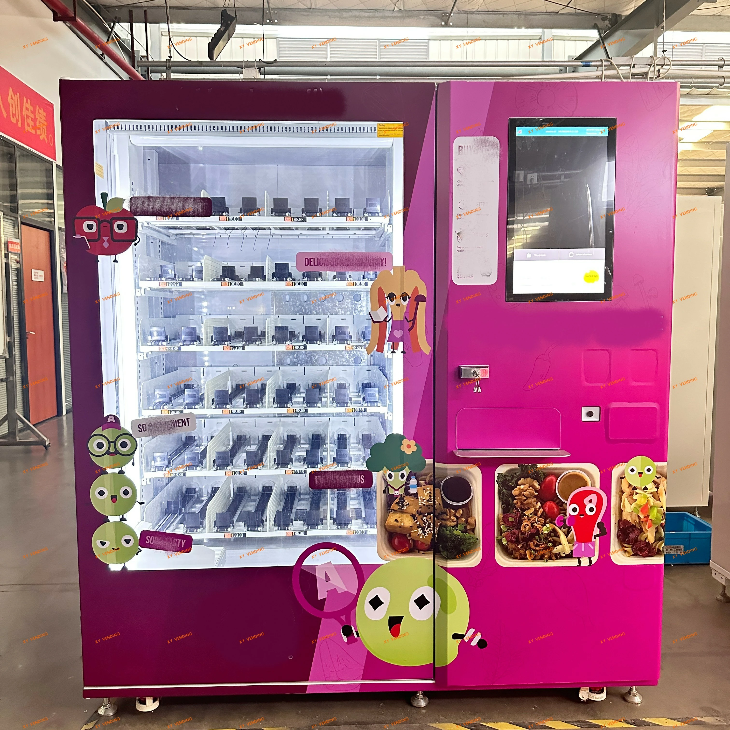 XY Vending Machine——RTE food vending machine